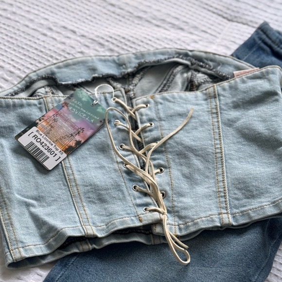 REVICE CORSET TOP - Blue Licorice - Picture 9 of 9